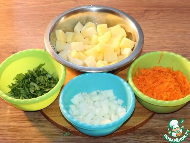 Cуп из куриных шеек с рисом