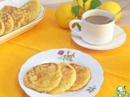 Дрожжевые оладьи на кукурузной муке