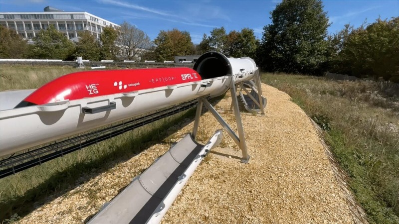 Европейский Hyperloop достиг впечатляющего рекорда – 85 км/ч | ВИДЕО