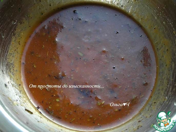 Картофель в томатно-соевом соусе