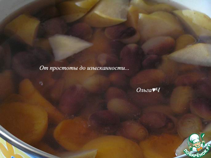 "Кисель" из яблок и винограда