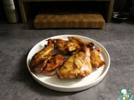 Кролик на гриле в азиатском стиле