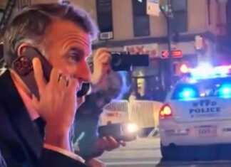 Макрону заблокировали дорогу в Нью-Йорке, пришлось звонить Трампу | ВИДЕО