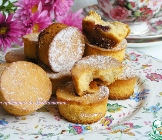 Миндальные птифуры с конфитюром