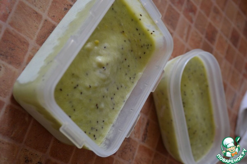 Мороженое из киви