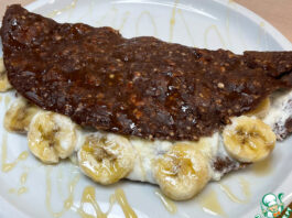 Овсянка, яйца и банан-вкусный завтрак