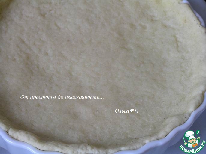 Постный шоколадно-банановый тарт с лимоном