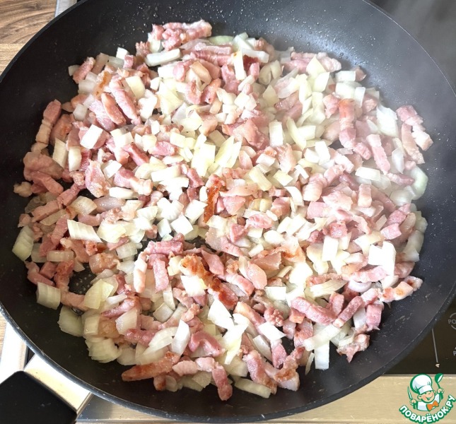 Спагетти с кабачками в сливочном соусе
