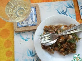 Закуска из сардин в венецианском стиле