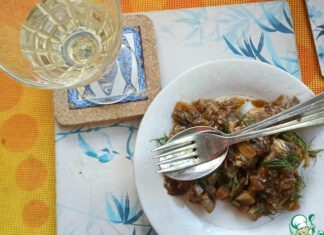 Закуска из сардин в венецианском стиле