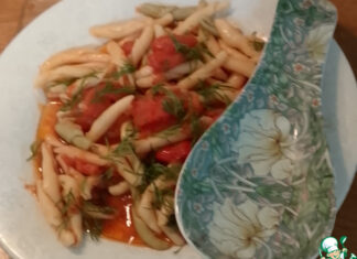 Фузилли с соусом «быстро-быстро»