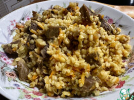 Индюшачьи желудки с булгуром