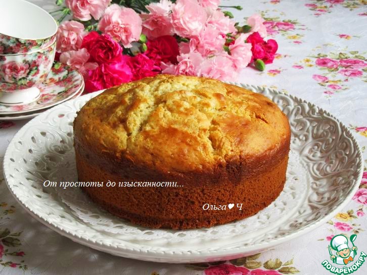 Йогуртовый кекс с белым шоколадом