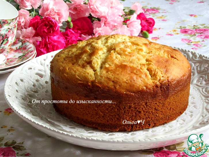 Йогуртовый кекс с белым шоколадом