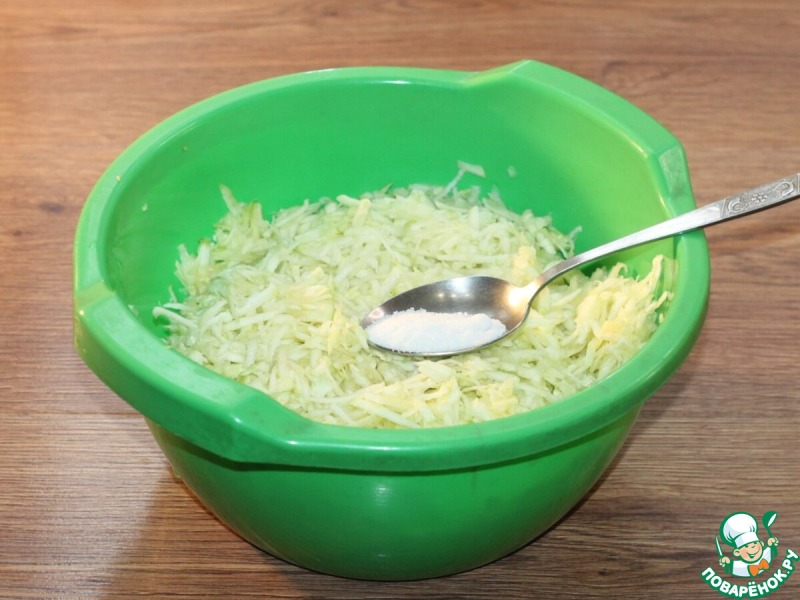 Лепешки из кабачков и гречневой крупы