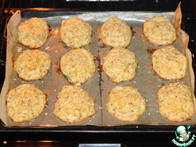 Лепешки из кабачков и гречневой крупы