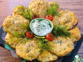 Лепешки из кабачков и гречневой крупы