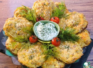 Лепешки из кабачков и гречневой крупы