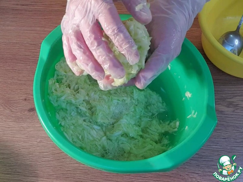 Лепешки из кабачков и гречневой крупы