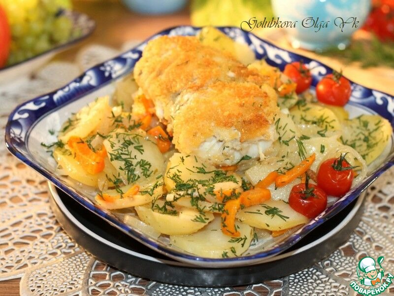 Минтай в пергаменте со сливочным вкусом