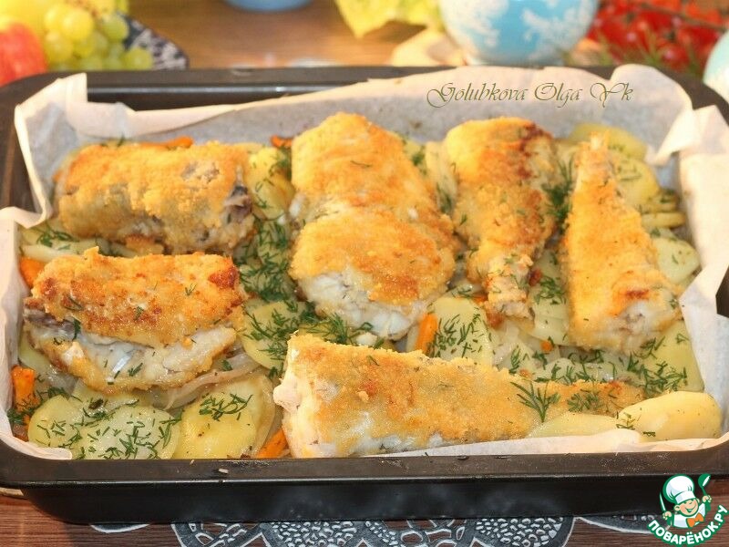 Минтай в пергаменте со сливочным вкусом