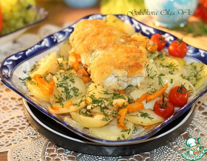 Минтай в пергаменте со сливочным вкусом