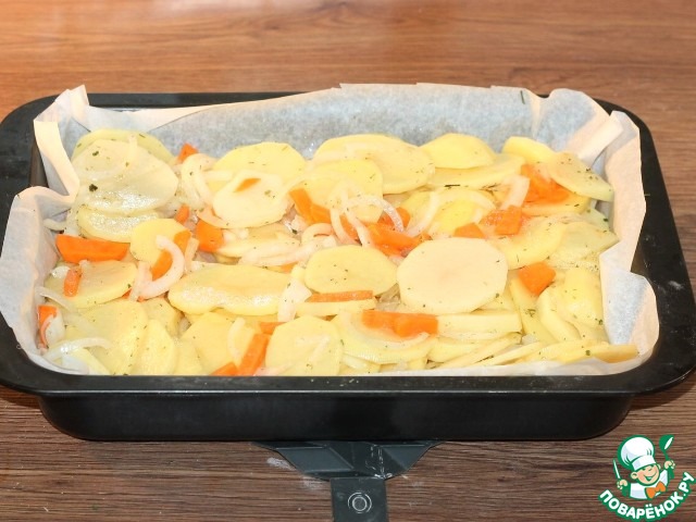 Минтай в пергаменте со сливочным вкусом