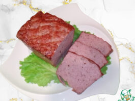 Мясной хлеб Леберкезе (Leberkäse)