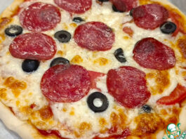 Пицца с салями