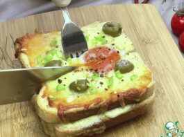 Рецепт горячего бутерброда