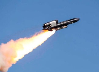 Россияне показали кадры полета ракеты «Фламинго» во время атаки на Москву