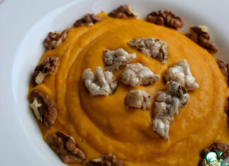 Тыквенный суп с имбирем