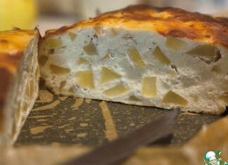 Запеканка творожная с яблоками (ПП)