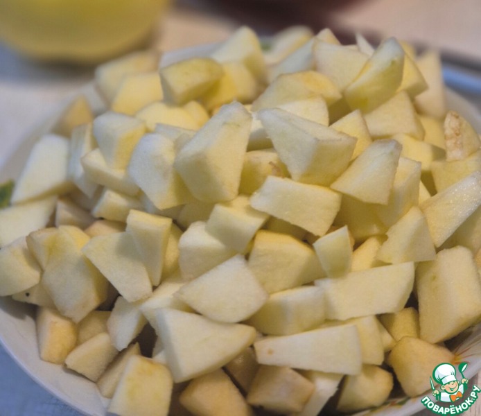 Запеканка творожная с яблоками (ПП)