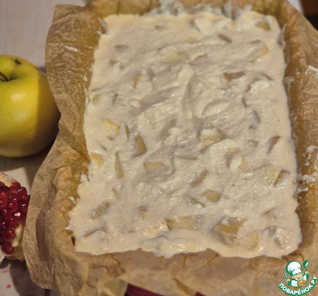 Запеканка творожная с яблоками (ПП)