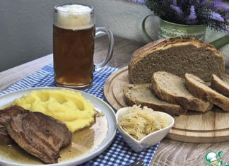 Жареная свинина по немецки