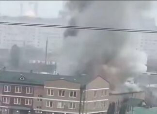 Дроны атаковали военный городок полка кадыровцев в Грозном | ВИДЕО