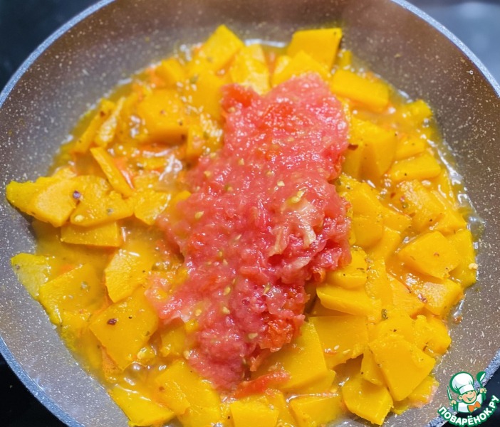 Фрикадельки в тыквенном соусом