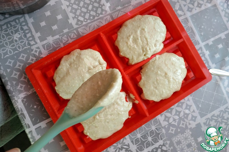 Мягкие постные вафли в духовом шкафу