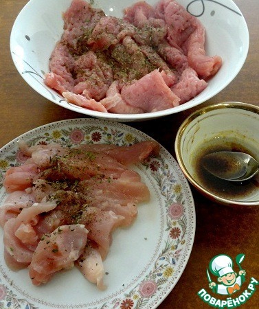 Новогодний мясной шар