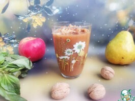 Пряный фруктовый смузи