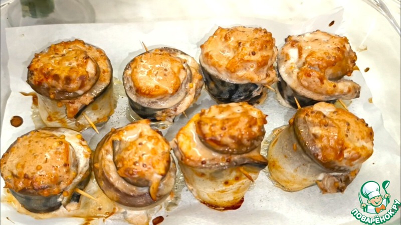 Рулетики из скумбрии