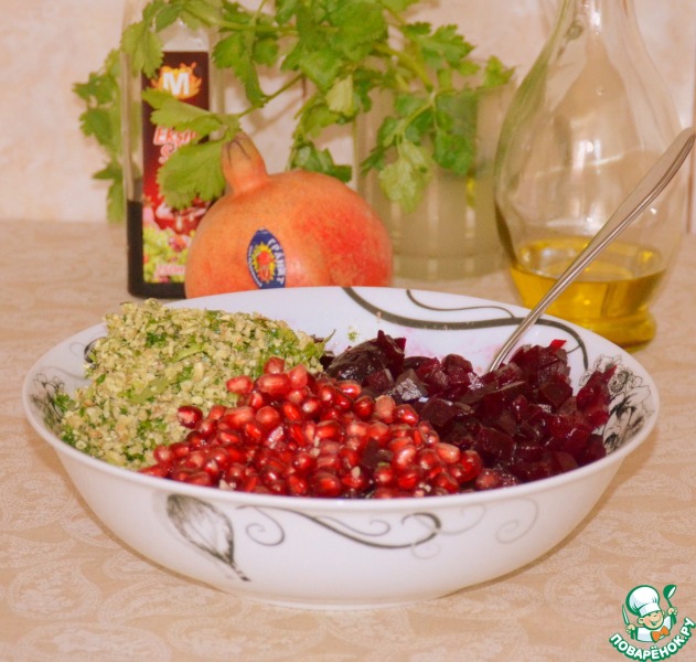 Салат из свеклы с гранатом