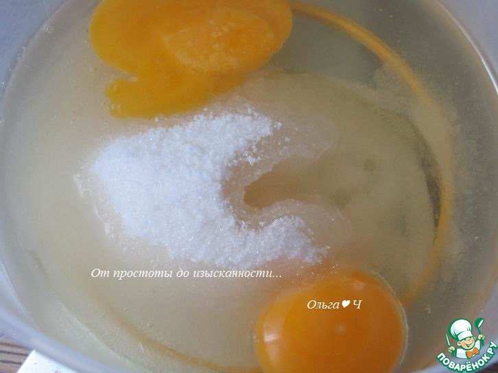 Шоколадно-творожный пирог с брусникой, миндалём