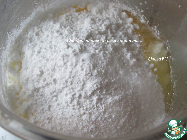 Шоколадно-творожный пирог с брусникой, миндалём