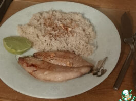 Скумбрия с рисом по-тайски