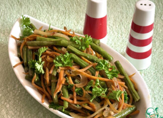 Стручковая фасоль с морковью