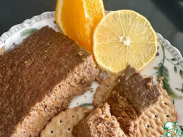 Суфле или парфе (?) из куриной печени