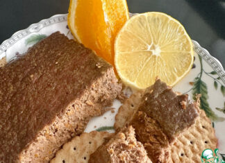 Суфле или парфе (?) из куриной печени