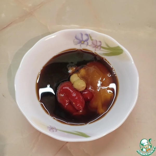 Свинина на шпажках с беконом и картофелем